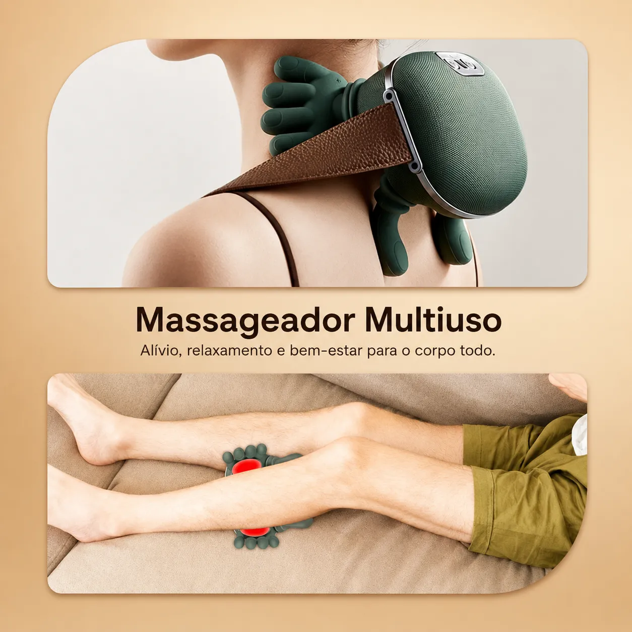 Massageador multiuso